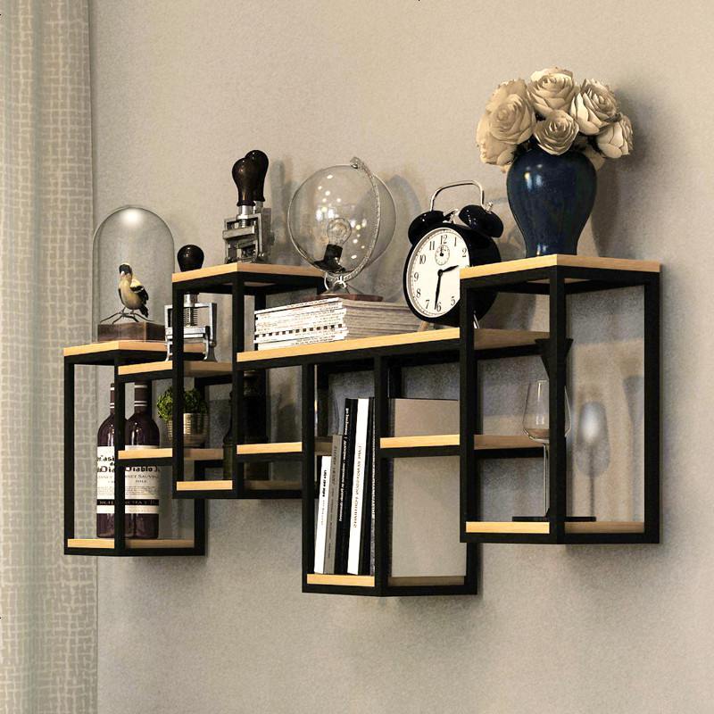 工业风酒吧餐厅铁艺酒架墙上壁挂吊架倒挂酒杯架悬挂式置物架酒柜