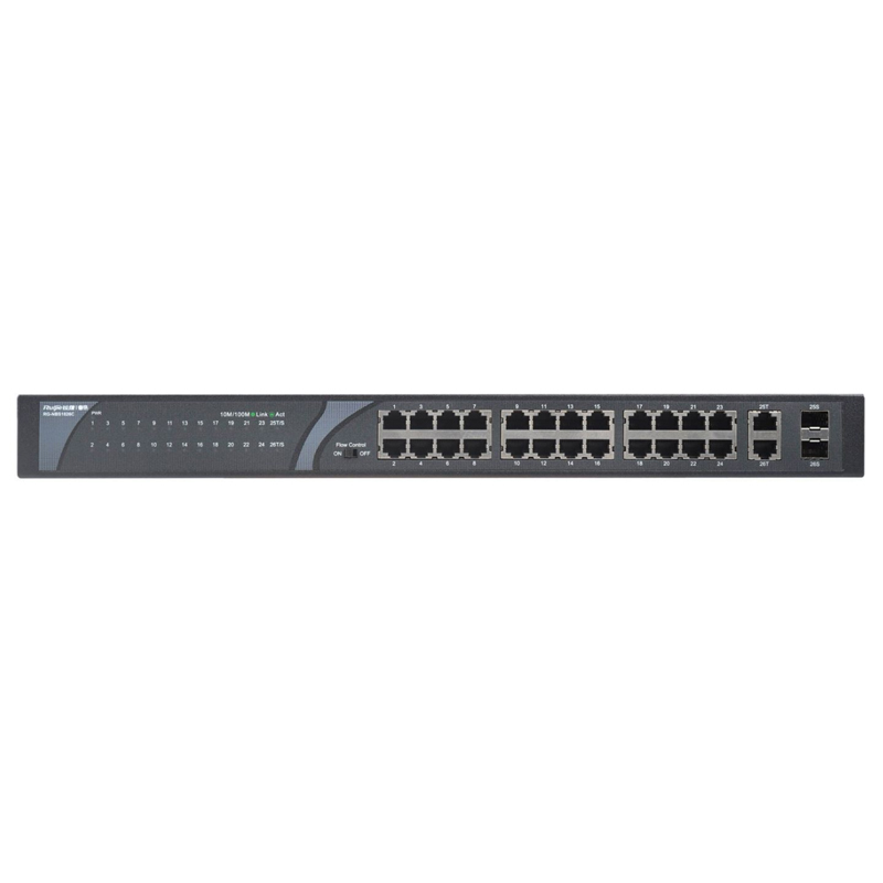 锐捷RG-NBS1826C 24口百兆交换机