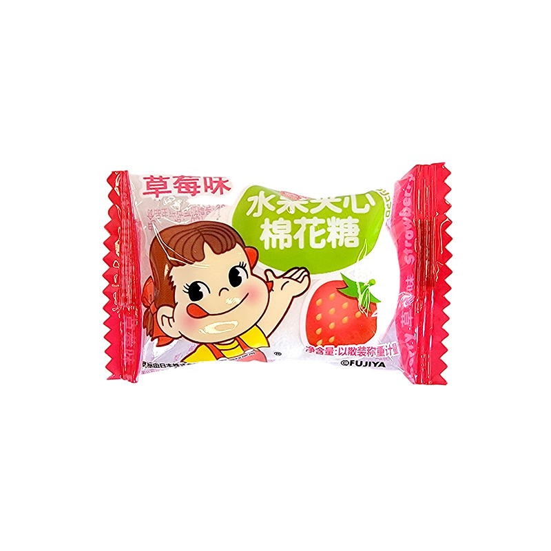 不二家水果味夹心棉花糖袋装82.8g儿童休闲零食结婚婚庆喜糖高清大图