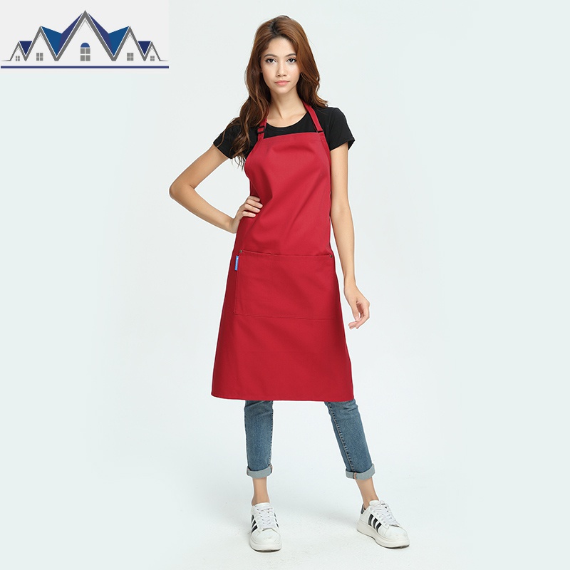 韩版时尚挂脖围裙厨房家居做饭男女围腰厨师工作服咖啡店_1_936高清大图
