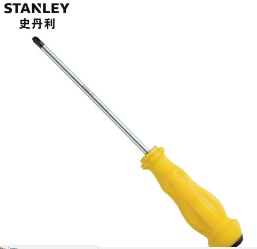 (Stanley)史丹利 塑柄 十字螺丝批 #2 x 75mm 61-840-23