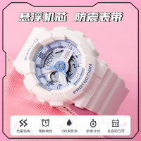 Casio官方旗舰店卡西欧手表女 BABY-G 潮流运动户外时尚限量简约防水防震石英表女 非机械腕表BA-110BE-7