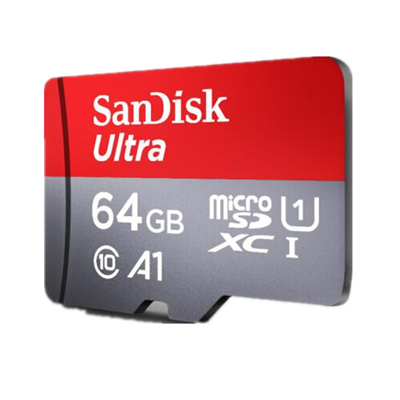 闪迪(SanDisk)A1 至尊高速移动MicroSDHC UHS-I TF卡 64G卡+卡套+读卡器+卡盒