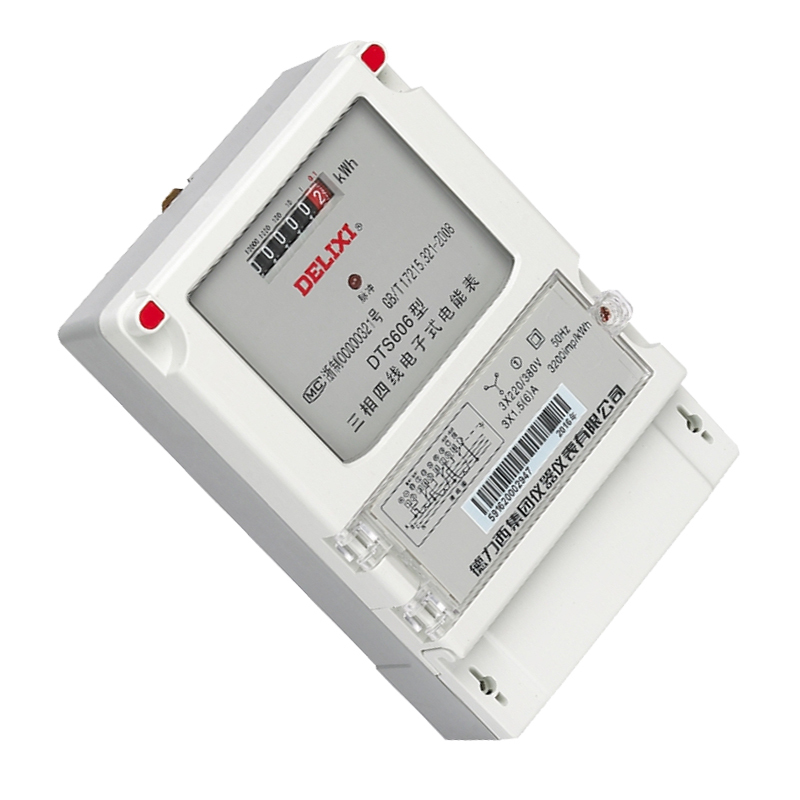 德力西电气 三相电子式三相电能表;DSS606 3×100V 1级 1.5(6)A * 485