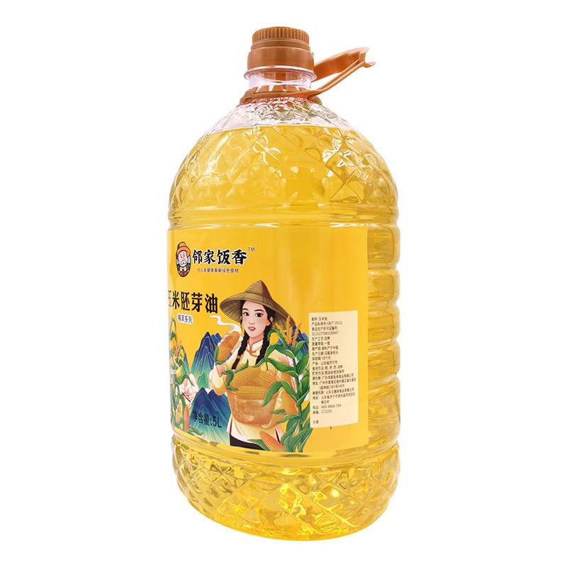邻家饭香 非转基因 物理压一级玉米胚芽油 精粹系列 5L/桶 YF156