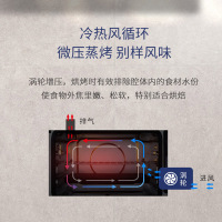 西屋(Westinghouse) 家用蒸汽电烤箱 蒸烤一体机 蒸烤箱WTO-PC3001C黑色
