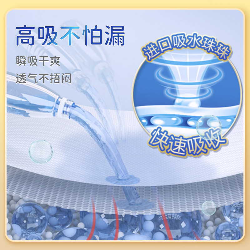 宜家欣联名瞬吸干爽成人纸尿裤L码8片*8包高清大图
