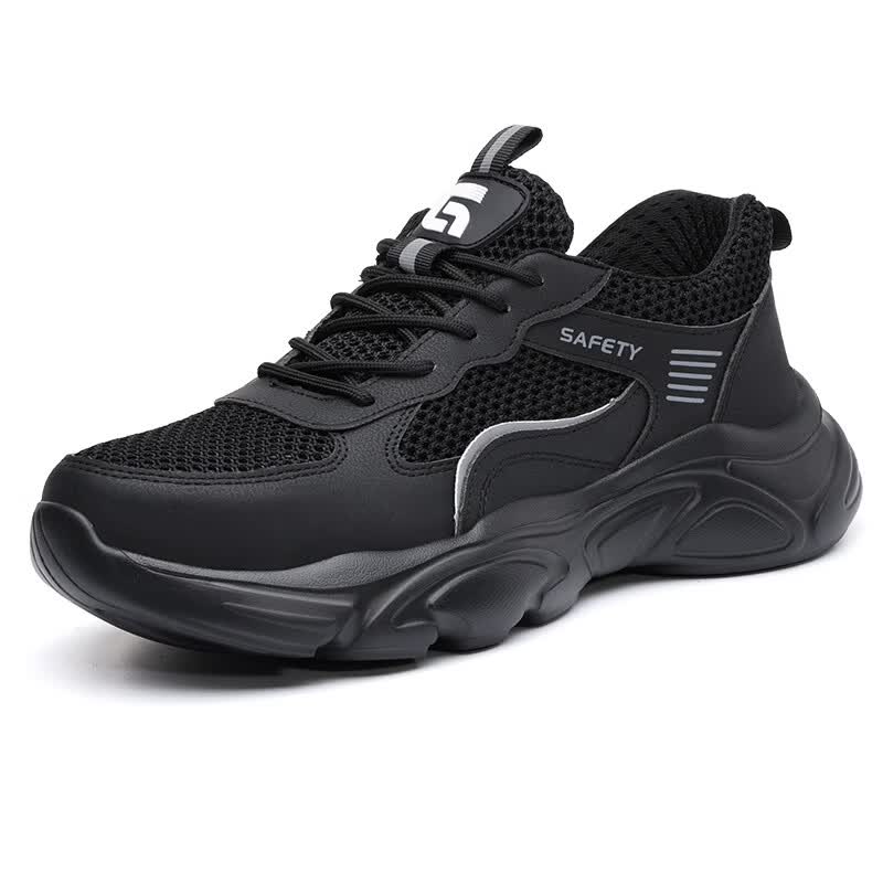卫尔盾5011T劳保鞋男夏季透气防砸钢包头防刺耐磨轻便工作工地安全鞋高清大图