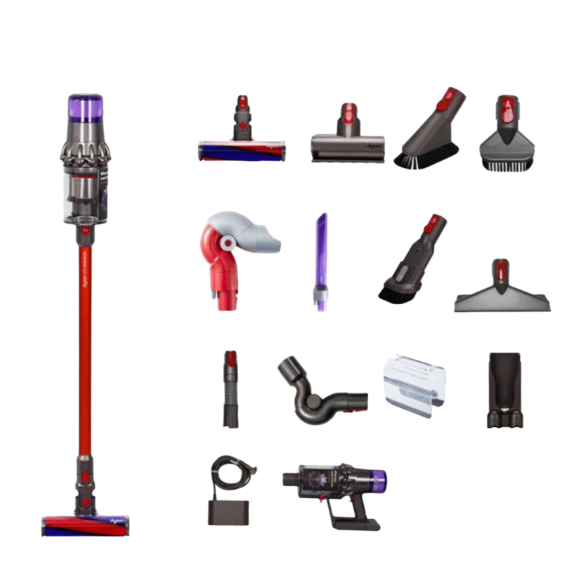 戴森(DYSON) V11 Fluffy Extra 无绳吸尘器 10个配件高清大图