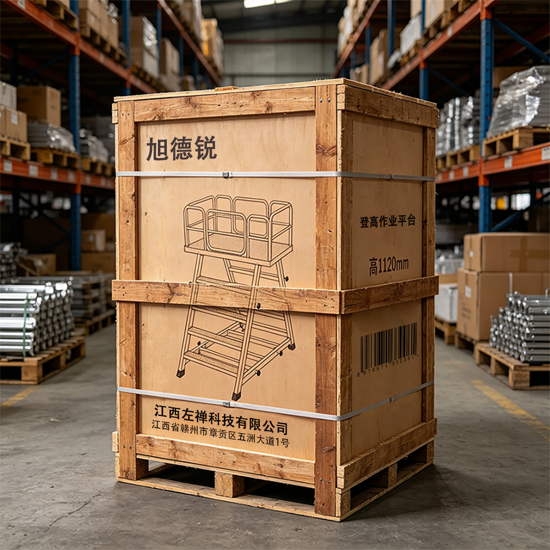 旭德锐 登高作业平台 高1120mm 个高清大图