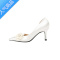 SUNTEK婚鞋女细跟2023年新款白色尖头高跟鞋法式气质新娘伴娘鞋主婚纱33
