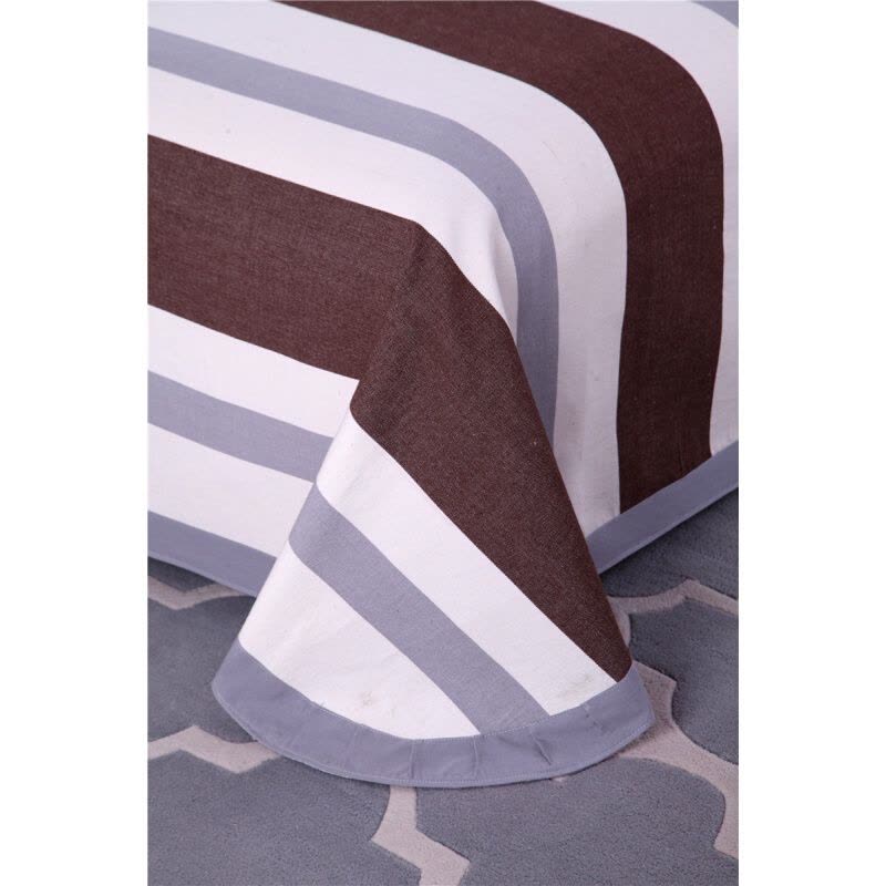 纯棉老粗布凉席床单三件套加厚加密单双人可折叠1.51.8米床夏图片