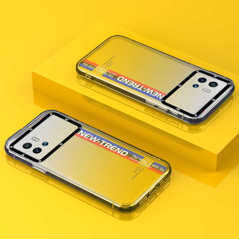 品托iqoo9手机壳新款透明硅胶iqoo9pro时尚男女网红渐变vivo镜头全包