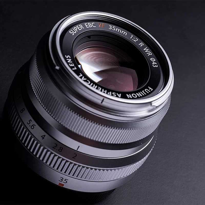 富士(fujifilm) xf35mmf2 x卡口 定焦镜头 f2紧凑型 -银色