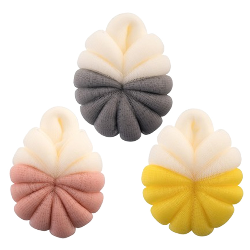 茶花浴球超大超柔软起泡网蓬松柔软252005(颜色随机)