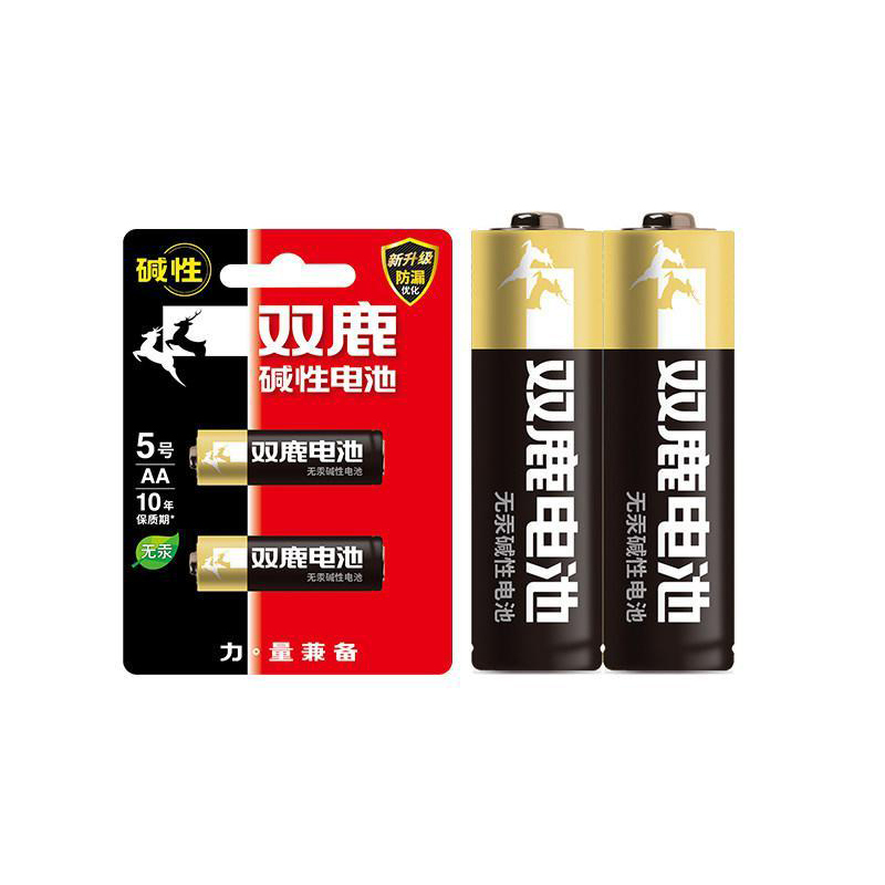 双鹿5号碱性电池2粒卡计价单位卡视频