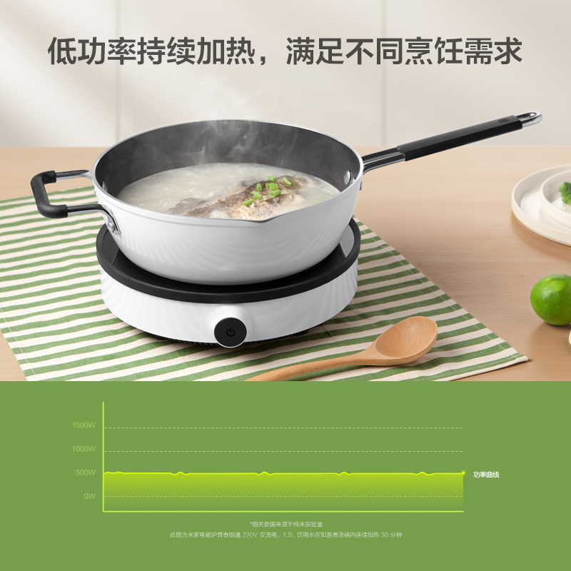 小米(mi)米家电磁炉青春版 2100W大功率 9档变频控温