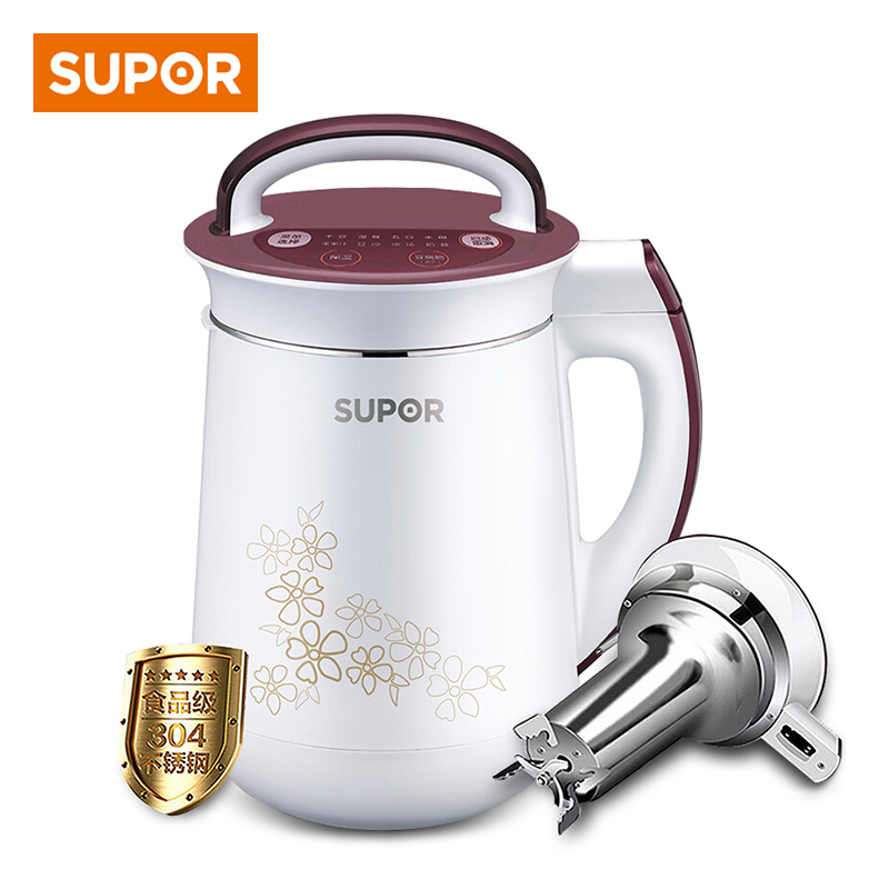 苏泊尔(SUPOR)豆浆机破壁豆浆机 DJ12B-Y58E-a(一键免滤豆浆)