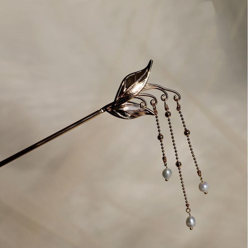 汉服头饰全套女古风发冠簪子古代后压发簪流苏发饰古装步摇配饰品簪子