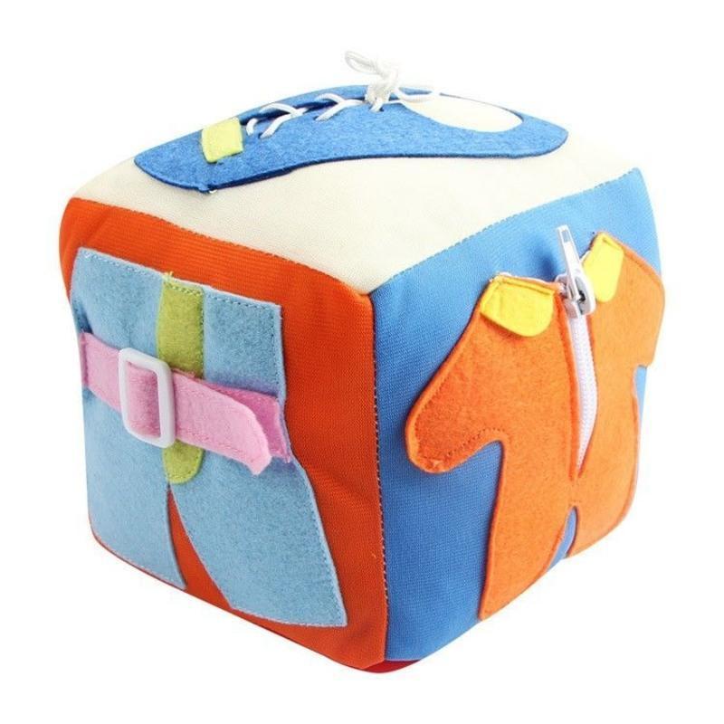 幼儿园早教教具宝宝穿衣技能训练练习系鞋带扣纽扣益智布艺玩具穿衣