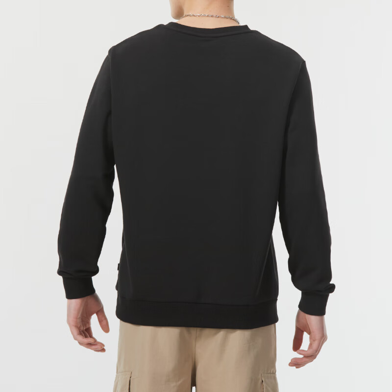 彪马(PUMA)男装运动服跑步训练健身休闲圆领卫衣套头衫 683375-01/建议拍小一码