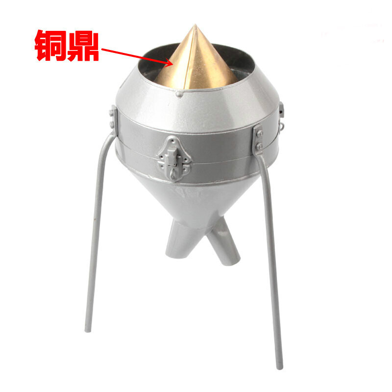 家柏饰(CORATED)粮食谷物分样器---型钟鼎式玉米小麦稻谷种子定制不锈钢 钟鼎式大号2000克镀锌板喷漆含壶高清大图