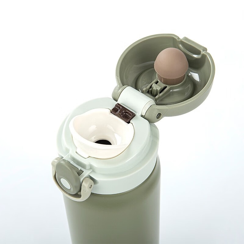 膳魔师(THERMOS)保温杯500毫升大容量316不锈钢保冷水杯子 TCMO-500S 牛油果绿高清大图