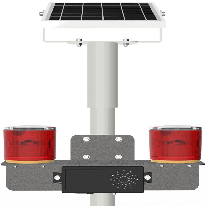 羚翎 LLBJQ-12 1W 3.7V IP66太阳能语音警示灯图片