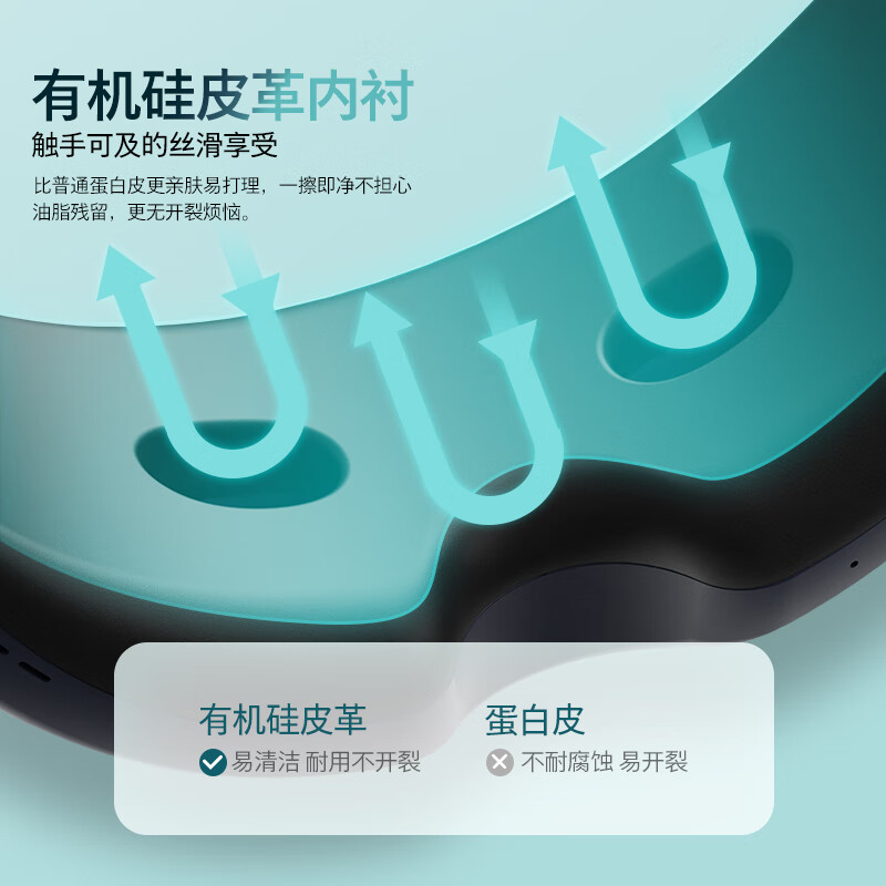 飞利浦(Philips) 眼部按摩仪 睡眠眼罩按摩器热敷护眼仪 双层气囊眼周按摩蓝牙骨传导音效揉按 PPM7102E高清大图
