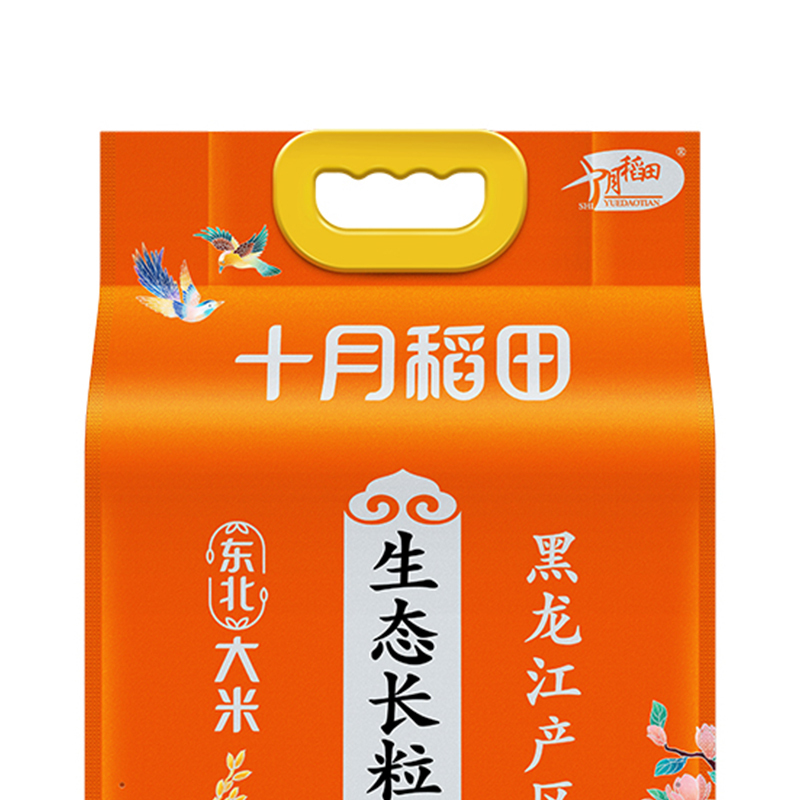 十月稻田 生态长粒香米 5kg/ 袋高清大图