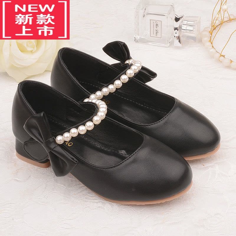 可莉允公主鞋女童春秋包头宝宝小皮鞋软儿童朗诵比赛小学生合唱演出鞋子运动休闲鞋图片