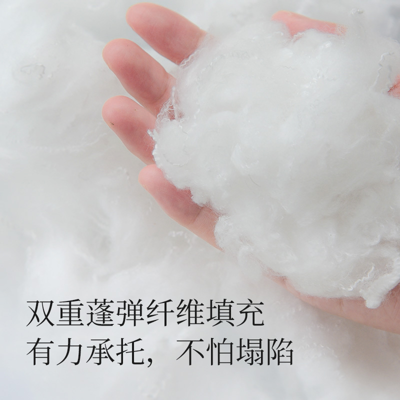 睡眠博士（AiSleep）枕芯 臻享纤维云柔枕酒店同款枕头枕芯高清大图