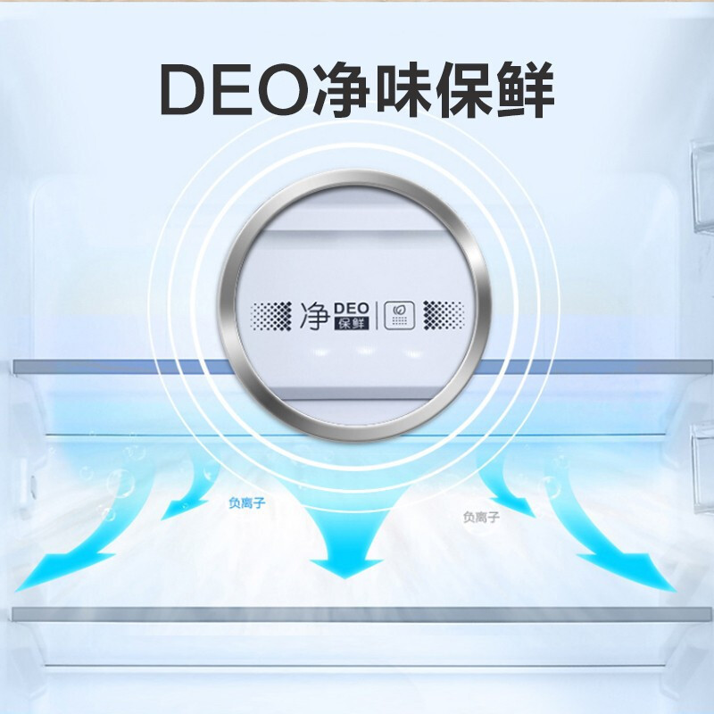 海尔(Haier)170升双门风冷无霜冰箱家用小型两门节能小冰箱租房宿舍