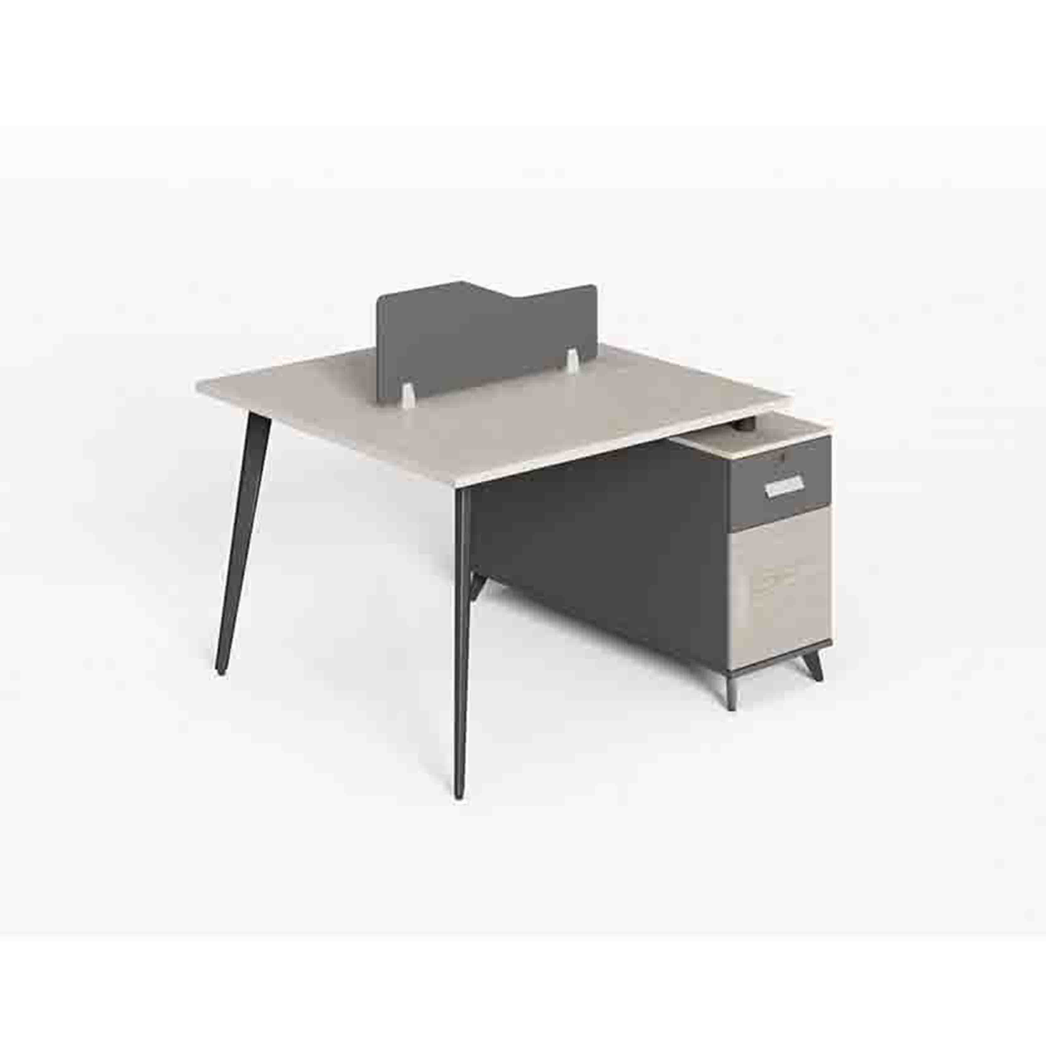 台益 工位办公桌 双入屏风工位 TY-GW2024131 1200*1200*750mm 张高清大图