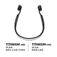 AFTERSHOKZ 韶音 AS600 TITANIUM 骨传导运动蓝牙耳机 无线 耳骨传导耳机骑行 标准版黑色