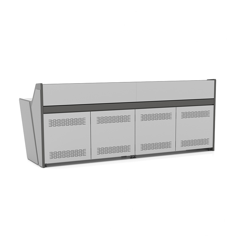 圣斯顿 钢木烤漆直形操控台 S-ZG3000 3000*950*1050mm 灰色 张高清大图