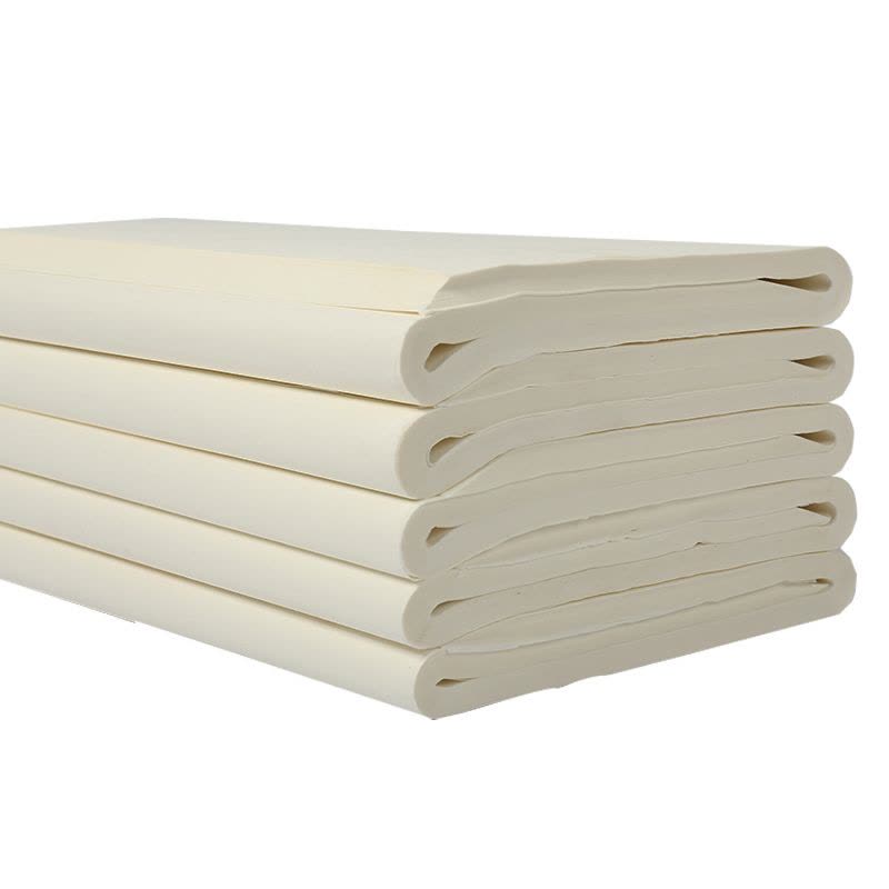 弘梅四尺半生熟宣纸初学者四尺三开毛笔书法练习纸三尺半生半熟宣纸四尺