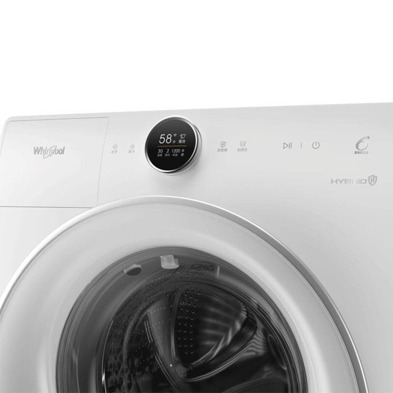 惠而浦whirlpool10公斤kg直驱变频洗烘一体滚筒洗衣机大容量家用帝王h
