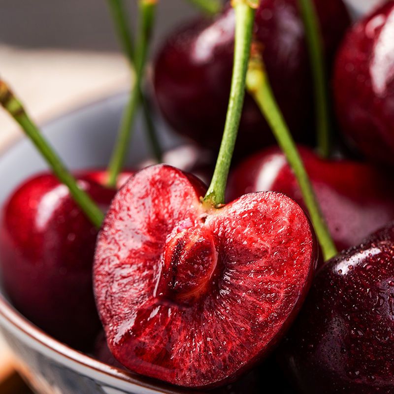 顺丰快递[西沛生鲜]大连美早大樱桃 车厘子 J级 净重2.8斤高清大图