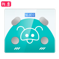 朗康LK-9117智能蓝牙脂肪健康人体秤 称重体重秤脂肪秤体脂秤 家用商用健康秤精准人体称 绿色