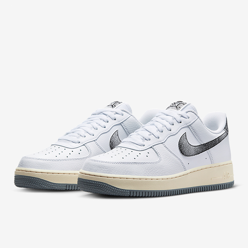nike air force 1 low 防滑减震耐磨 低帮 板鞋 白灰 dv7183-100
