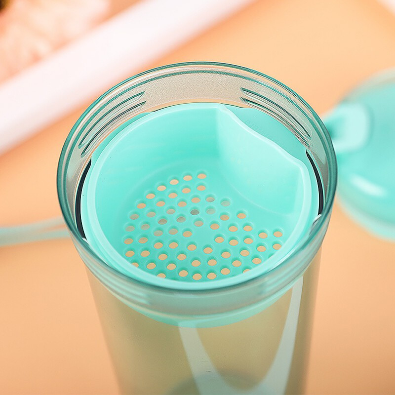 特百惠(tupperware)晶彩茶韵随心杯400ml 便携运动水杯男女士学生塑料