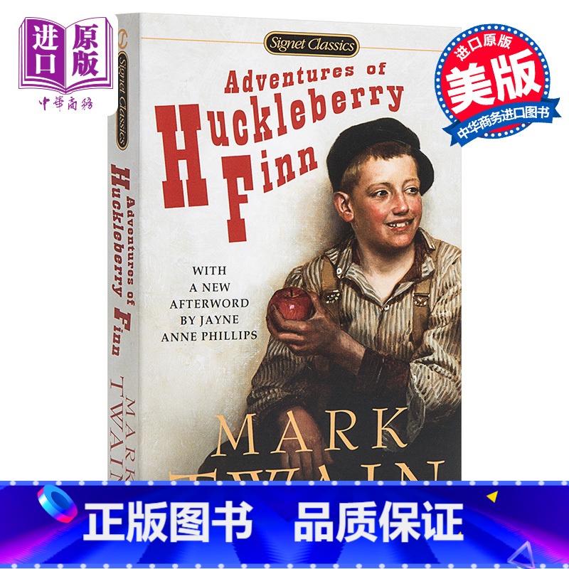 【正版】中商原版哈克贝利芬历险记 英文原版 The Adventures of Huckleberry Finn 马克