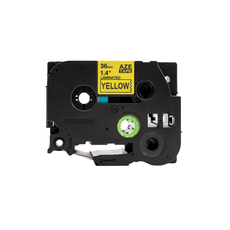 凯圣蓝 K368S 36mm*8m 色带 黄底黑字