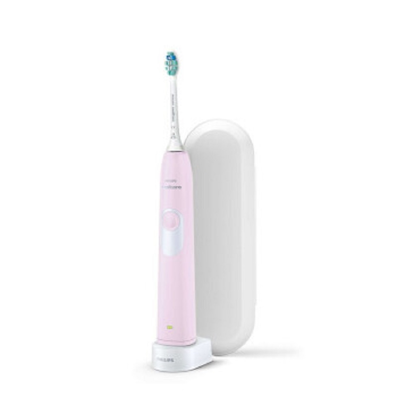 [精选]飞利浦(PHILIPS)电动牙刷 HX6215/29 充电式成人声波震动牙刷 樱花粉