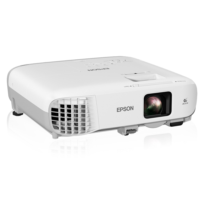 爱普生(EPSON)CB-990U高亮商务办公投影机+100英寸16:10电动幕布+无线模块(含安装)