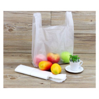 企购优品 常用白色背心式食品袋 小号