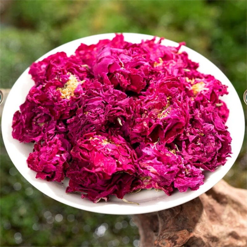 墨红玫瑰花茶冻干云南重瓣红玫瑰花冠王一朵一杯滋补泡水养生花茶高清大图