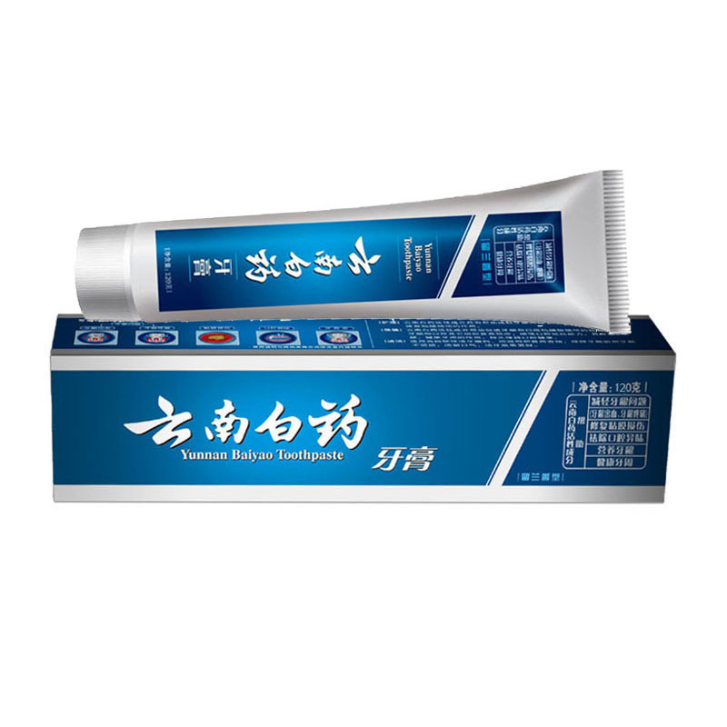 云南白药(YUNNAN BAIYAO)牙膏 留兰香型 120g/支