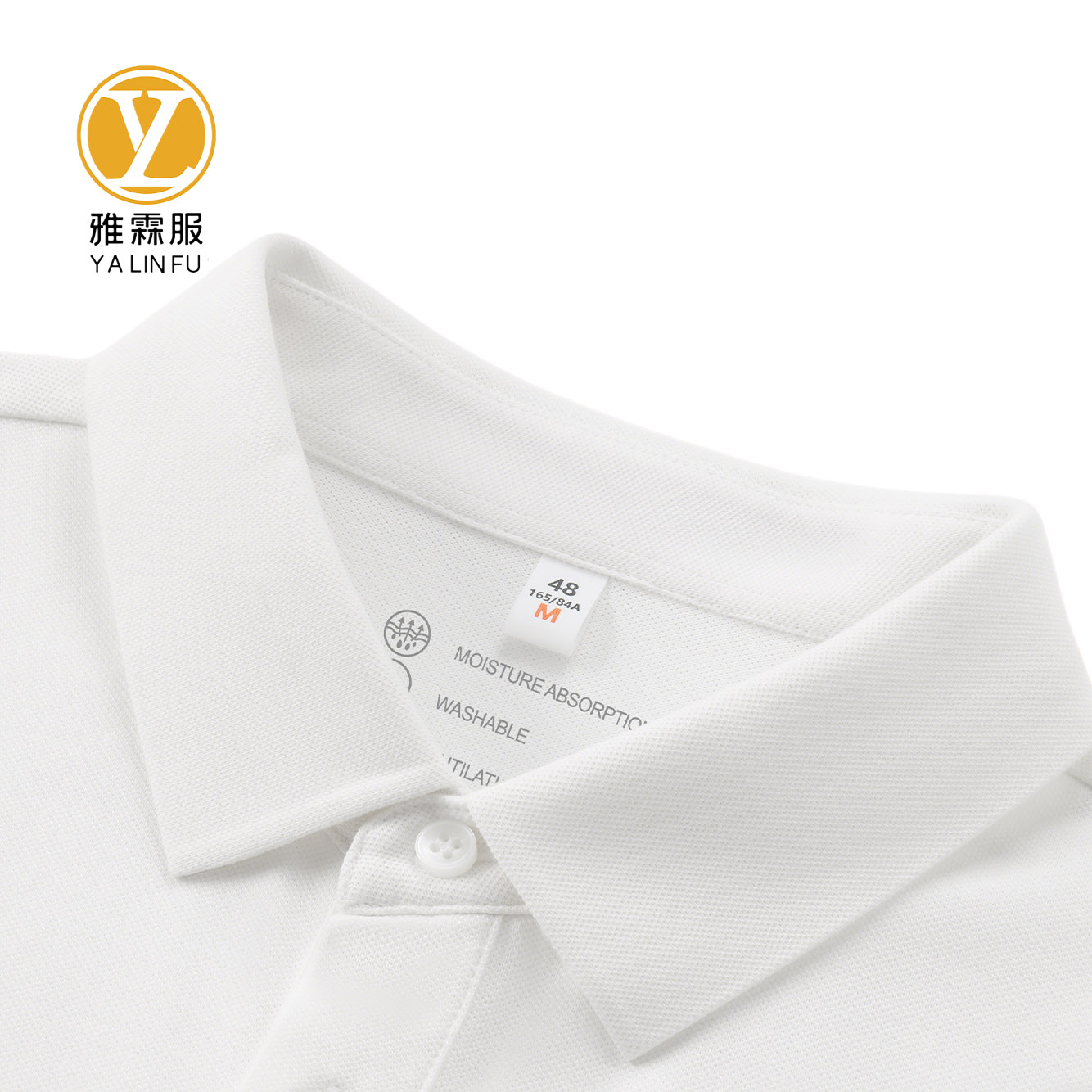 雅霖服 10A抗菌针织T恤衫YLF-511# 件高清大图